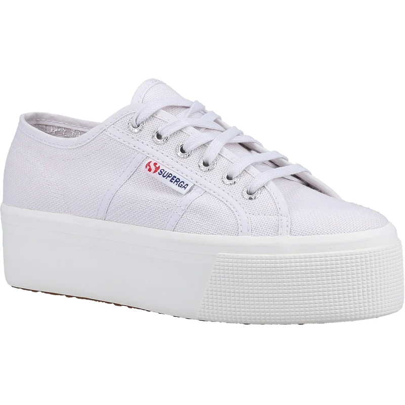 Superga Damen 2790 Linea Up And Down Plateau-Sneaker – Grau