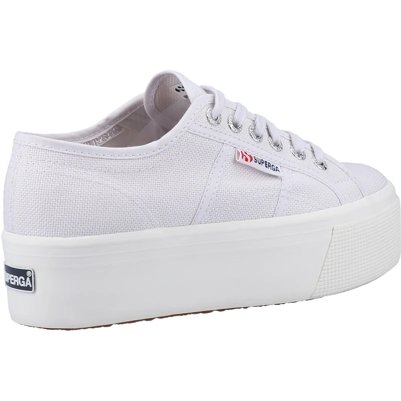 Superga Damen 2790 Linea Up And Down Plateau-Sneaker – Grau
