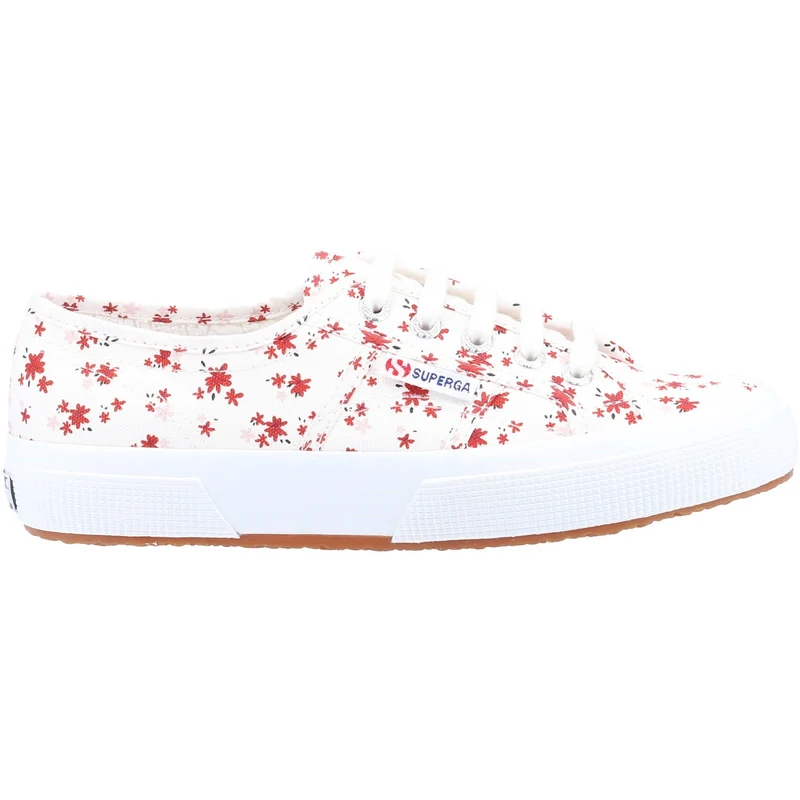Superga Damen 2750 Print Trainer – Weiß