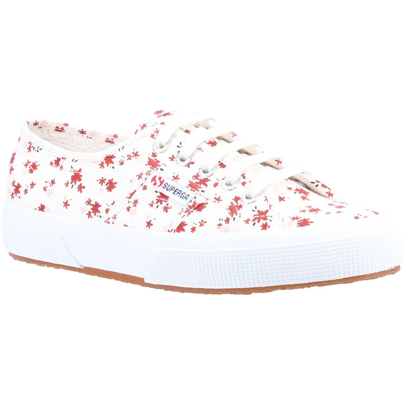 Superga Damen 2750 Print Trainer – Weiß
