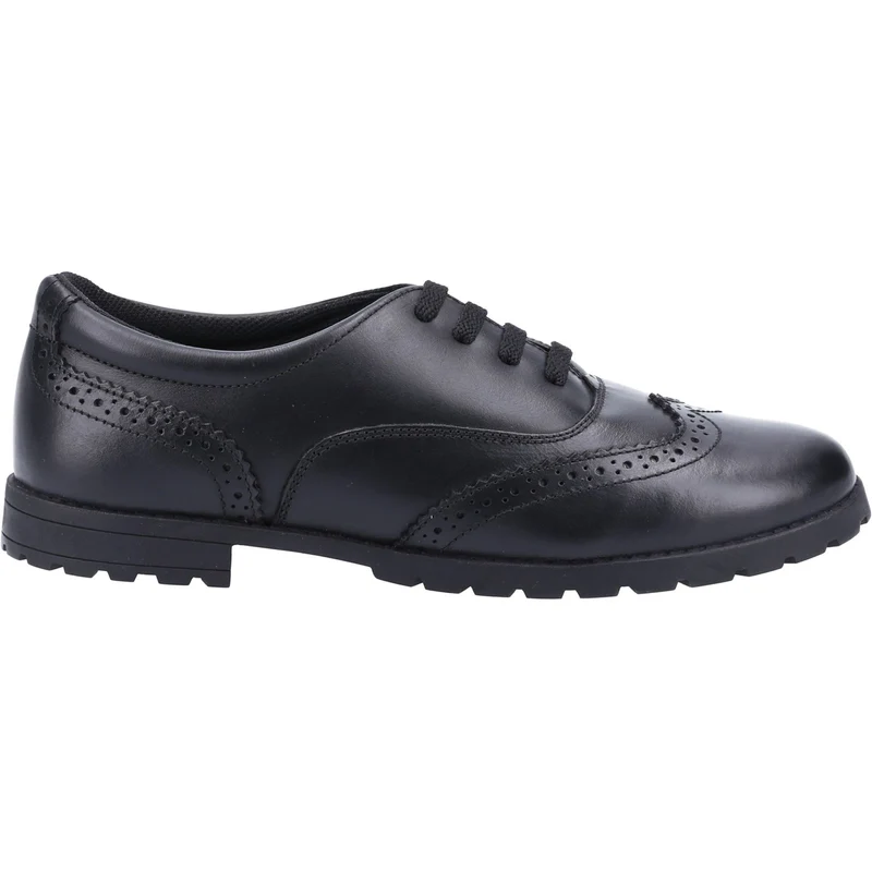 Hush Puppies Eadie-Schulschuhe aus Leder für Mädchen – Schwarz