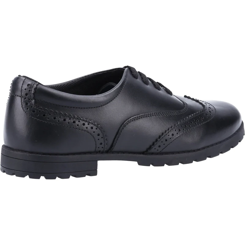 Hush Puppies Eadie-Schulschuhe aus Leder für Mädchen – Schwarz