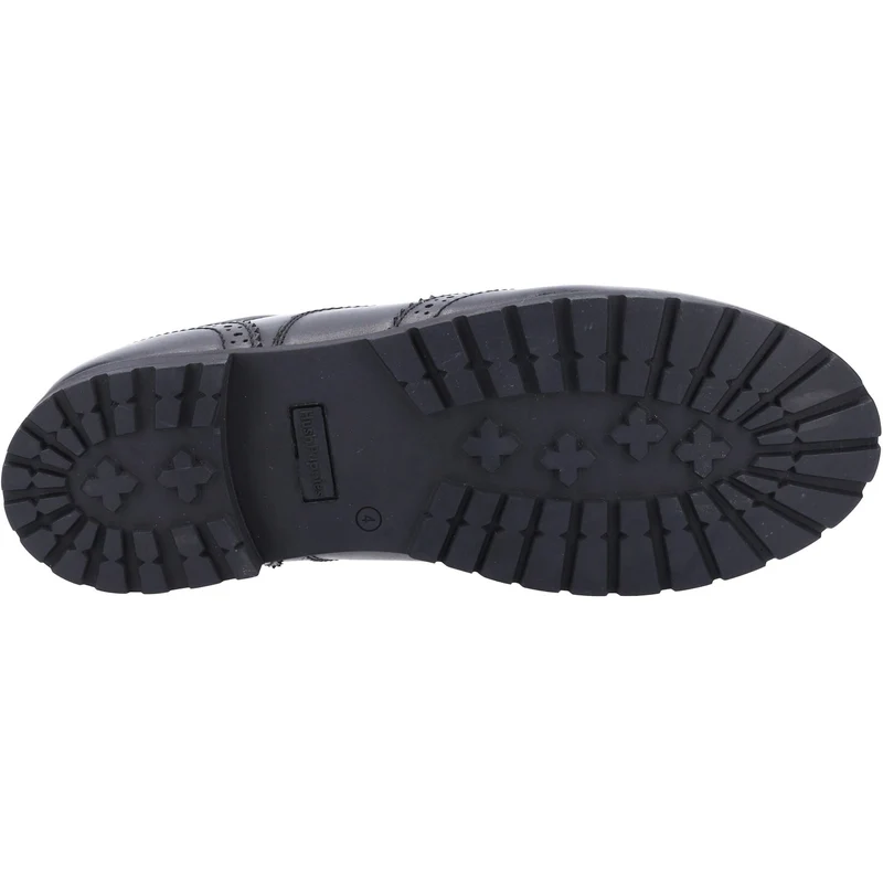 Hush Puppies Eadie-Schulschuhe aus Leder für Mädchen – Schwarz