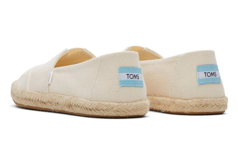 TOMS Alpargata Eco Espadrille aus recycelter Baumwolle für Damen – Natur