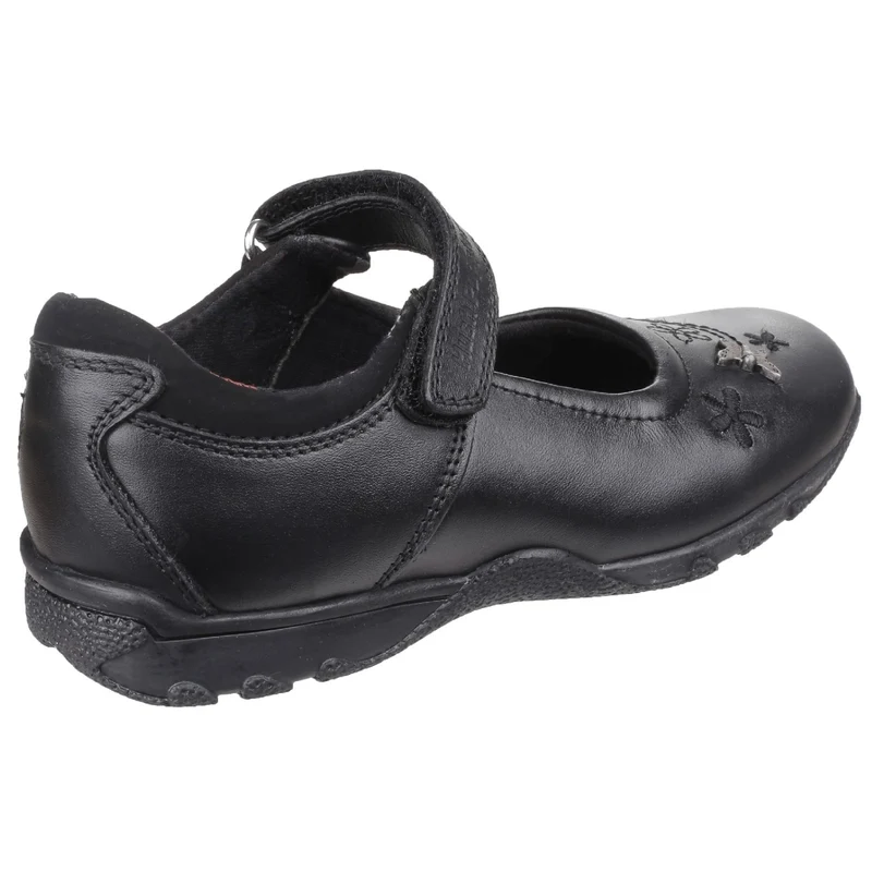 Hush Puppies Schulschuhe Clare aus Leder für Mädchen – Schwarz