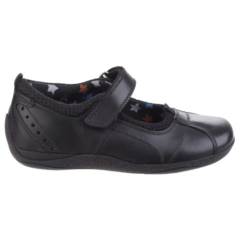 Hush Puppies Schulschuhe Cindy aus Leder für Mädchen – Schwarz