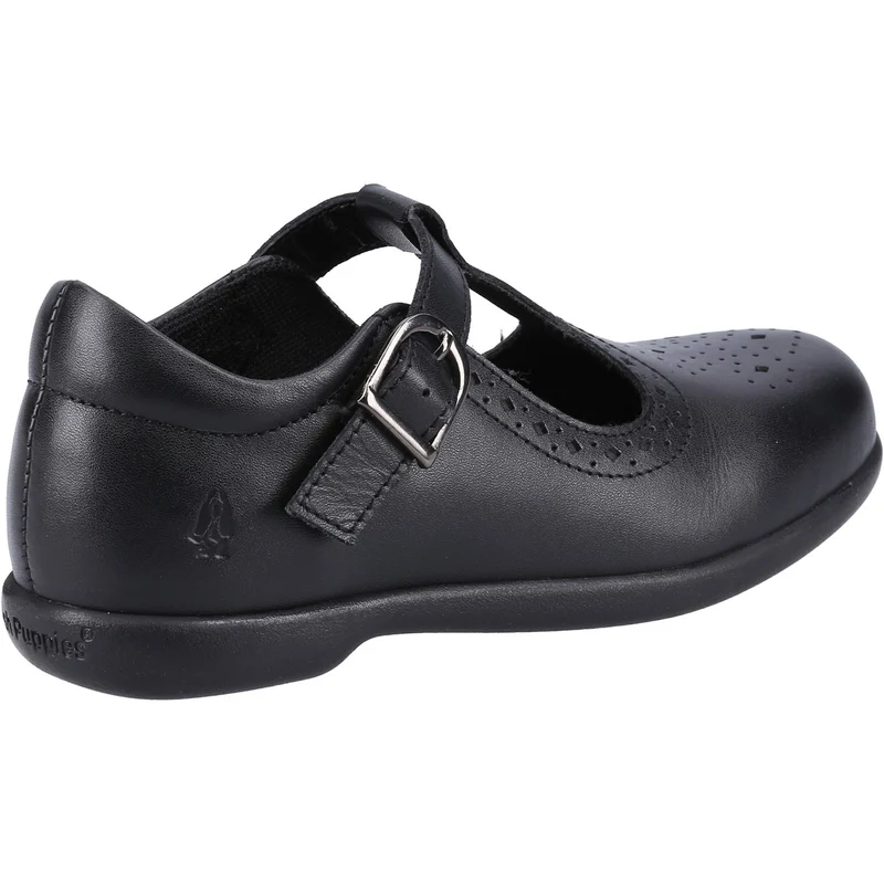 Hush Puppies Schulschuhe „Britney“ aus Leder für Mädchen – Schwarz