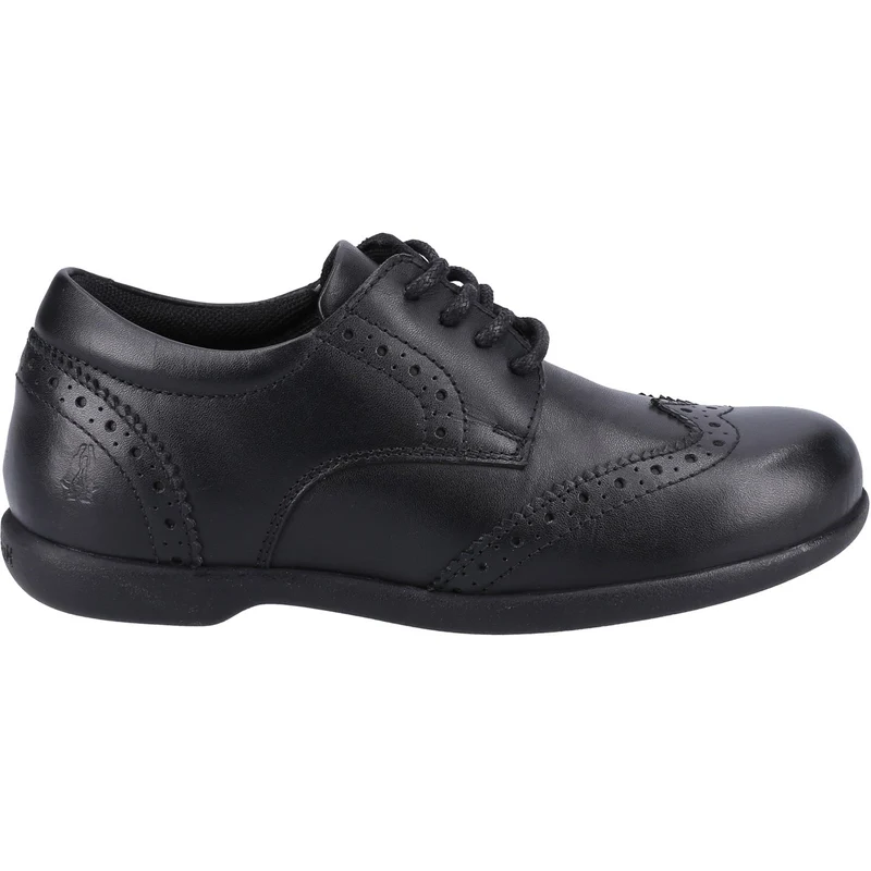 Hush Puppies Schulschuhe „Bridget“ aus Leder für Mädchen – Schwarz