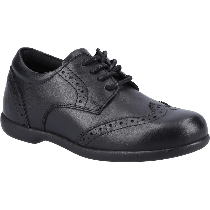 Hush Puppies Schulschuhe „Bridget“ aus Leder für Mädchen – Schwarz