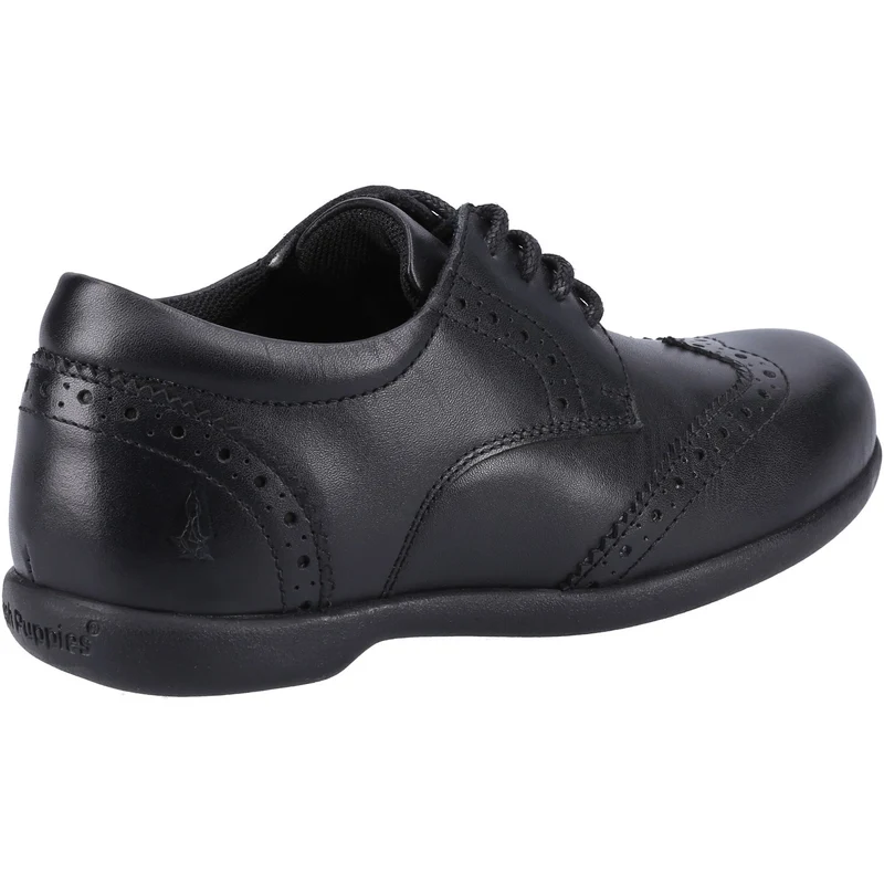 Hush Puppies Schulschuhe „Bridget“ aus Leder für Mädchen – Schwarz