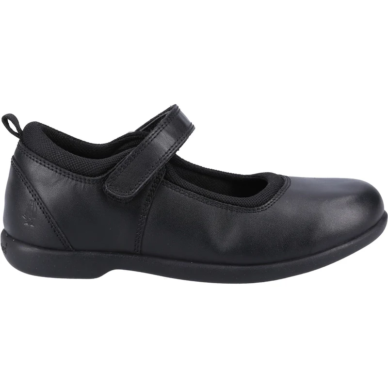 Hush Puppies Schulschuhe „Bianca“ aus Leder für Mädchen – Schwarz
