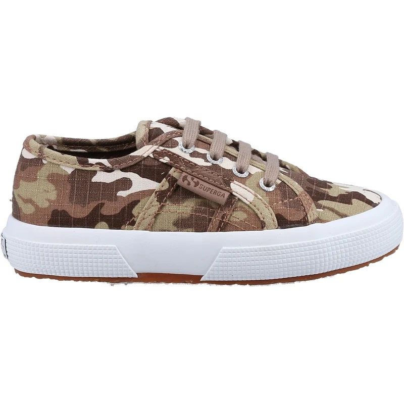 Superga Unisex-Sneaker 2750 Kids Camo Ripstop – Beige