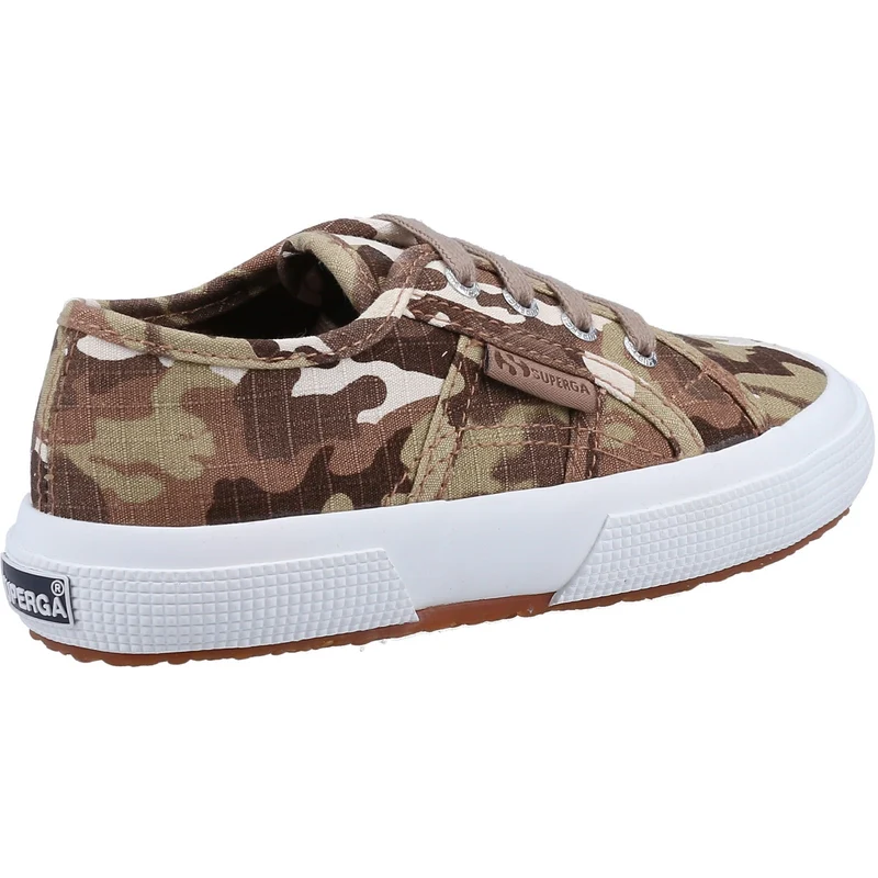 Superga Unisex-Sneaker 2750 Kids Camo Ripstop – Beige