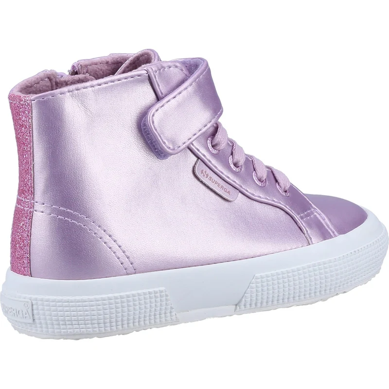Superga Kinder Unisex 2674 Glitzerstiefel – Rosa