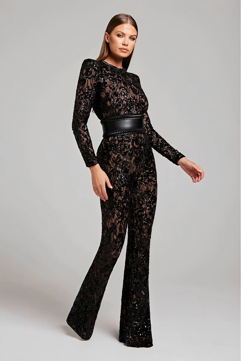 Caroline - Stilvoller, schmal geschnittener Jumpsuit für Damen