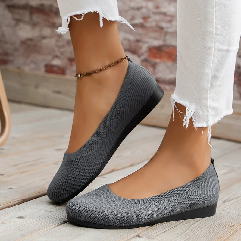Orthopädische Damen-Ballerinas mit Komfortsohle & klassischem Design – Mia