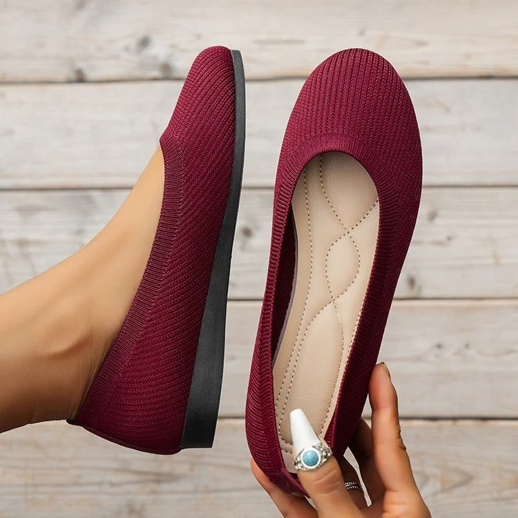 Orthopädische Damen-Ballerinas mit Komfortsohle & klassischem Design – Mia
