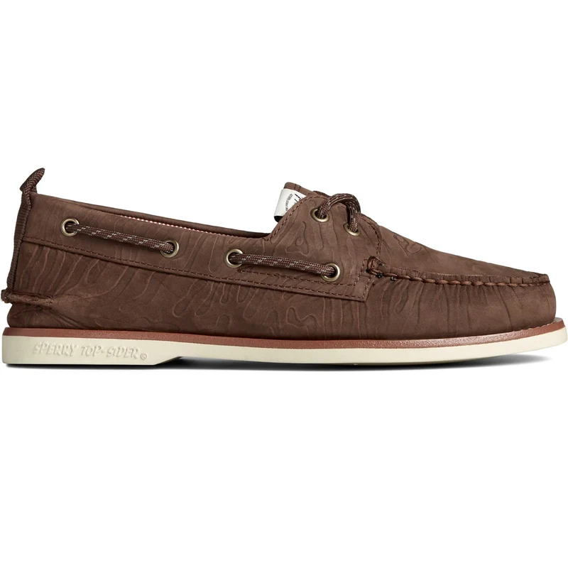 Sperry Authentische Original 2-Loch-Bootsschuhe für Herren – Braun