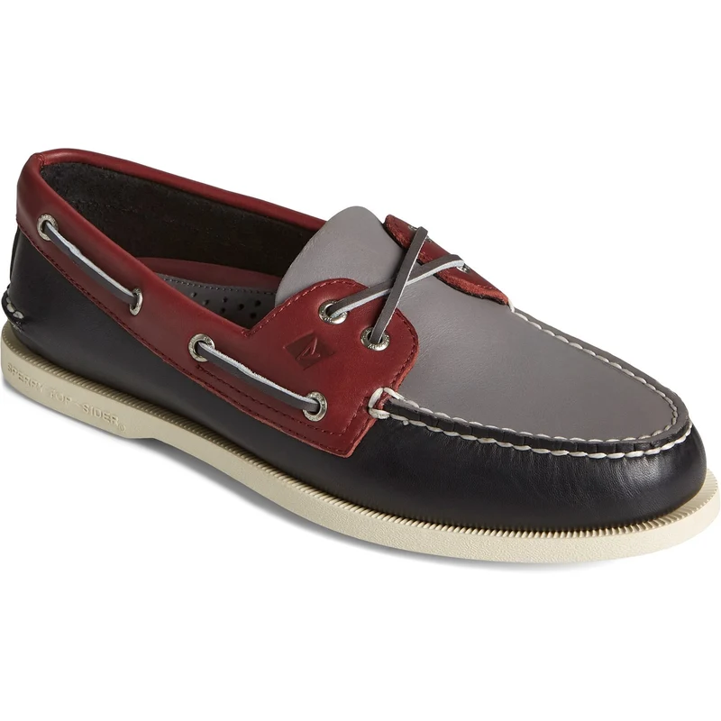 Sperry Authentische Original 2-Eye Tri-Tone Bootsschuhe für Herren – Marineblau