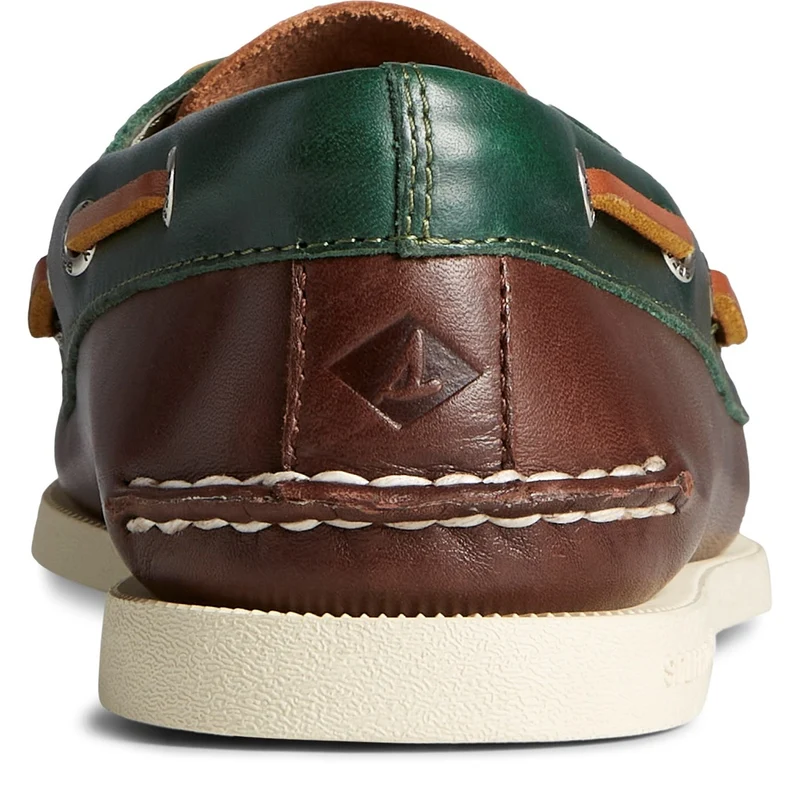 Sperry Authentische Original 2-Eye Tri-Tone Bootsschuhe für Herren – Braun