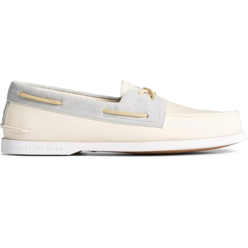 Sperry Authentischer Original 2-Eye Seacycled-Bootsschuh für Herren – Hellbraun