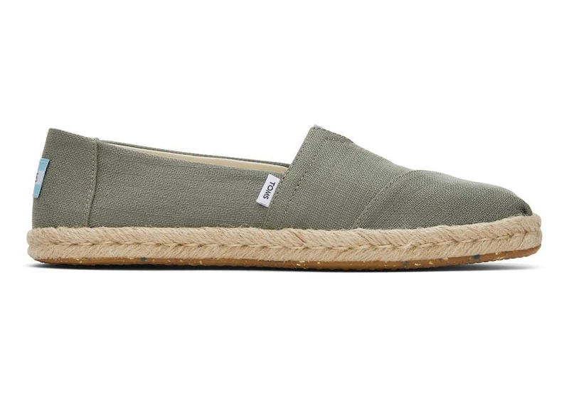 TOMS Alpargata Eco Rope Espadrille für Damen – Vetivergrau