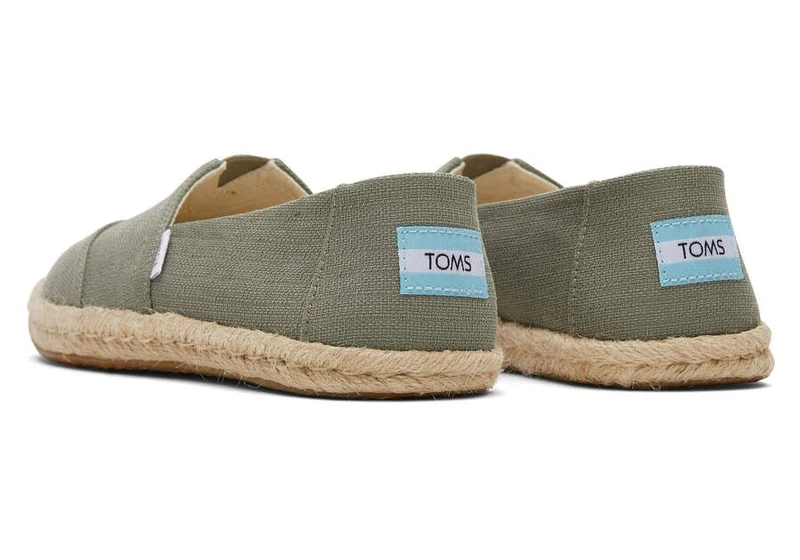 TOMS Alpargata Eco Rope Espadrille für Damen – Vetivergrau
