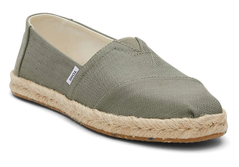 TOMS Alpargata Eco Rope Espadrille für Damen – Vetivergrau