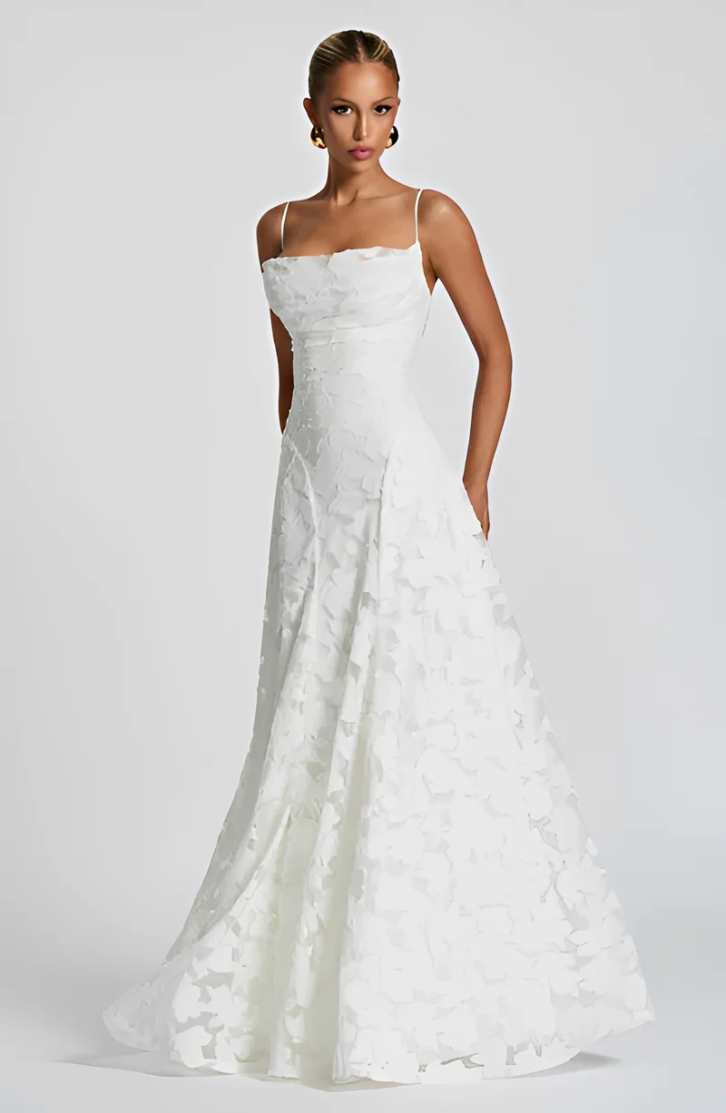 Francisa - Elegantes und hochwertiges Maxikleid