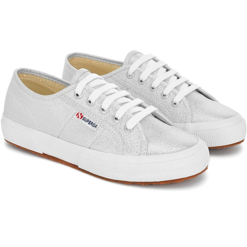 Superga Damen-Sneaker 2750 Lamé – Grau