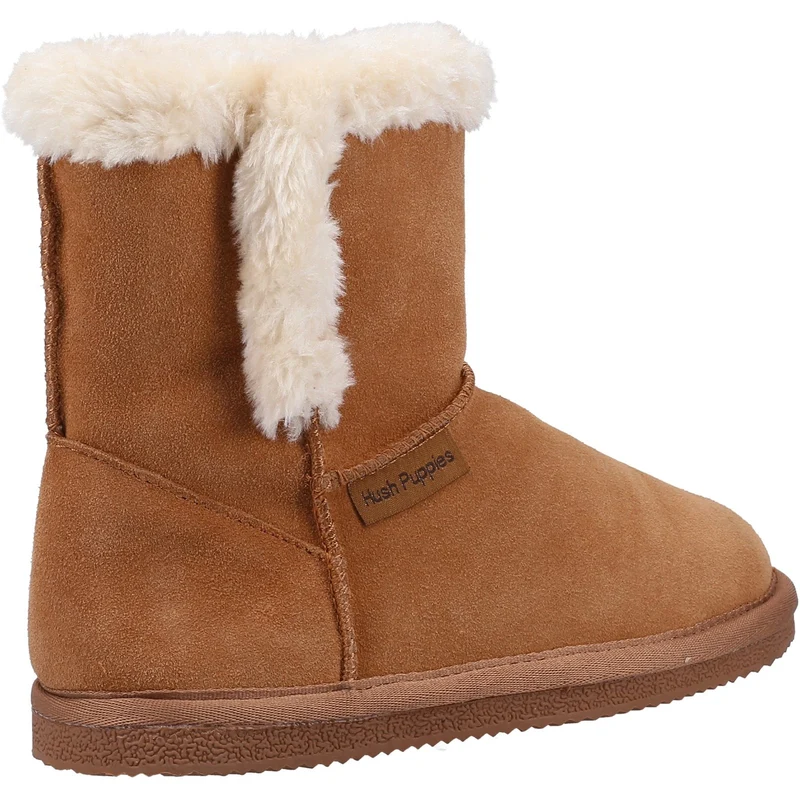 Hush Puppies Ashlynn-Hausschuhe für Mädchen – Hellbraun