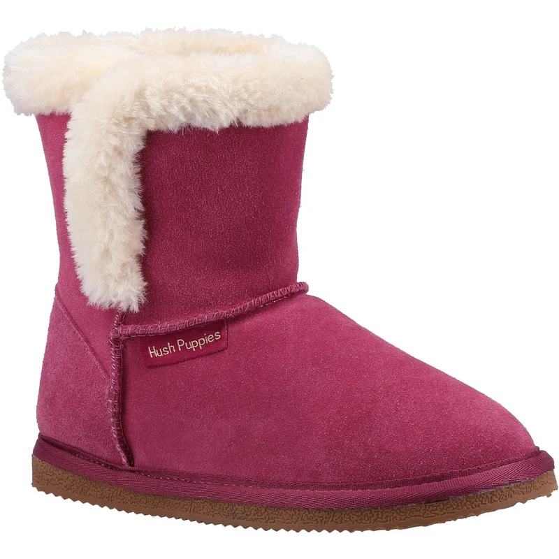 Hush Puppies Mädchen Ashlynn Hausschuhe – Rose