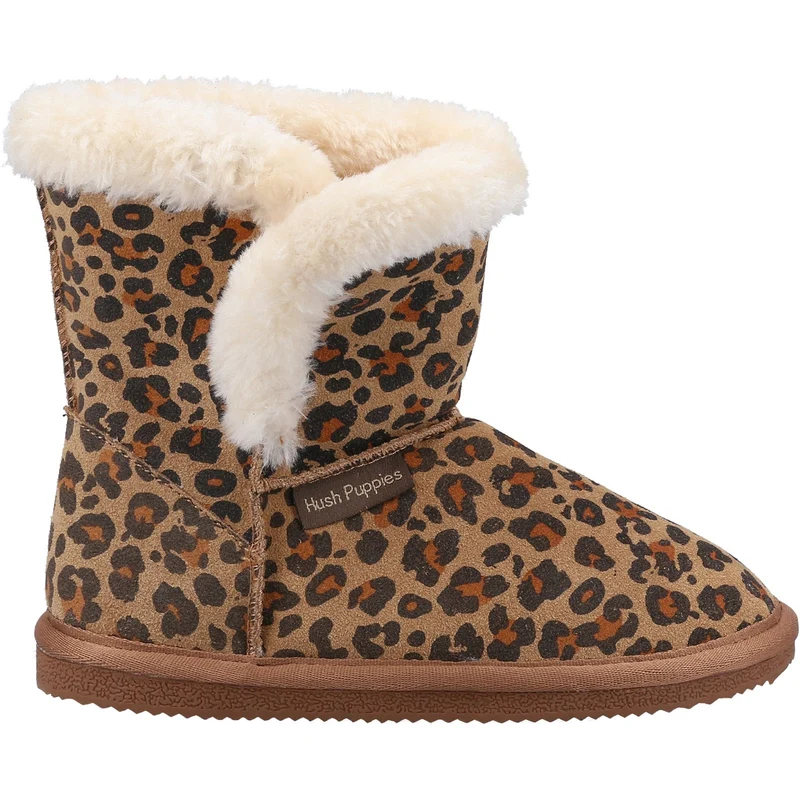 Hush Puppies Ashlynn-Hausschuhe für Mädchen – Hellbraun