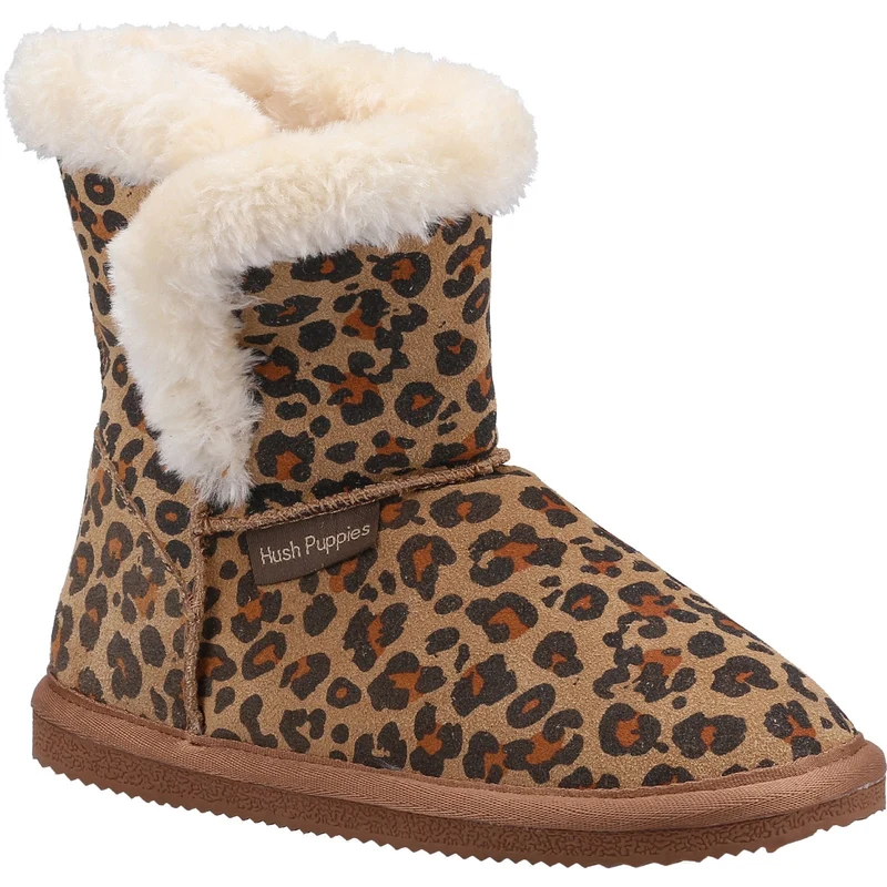 Hush Puppies Ashlynn-Hausschuhe für Mädchen – Hellbraun