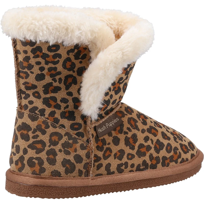 Hush Puppies Ashlynn-Hausschuhe für Mädchen – Hellbraun