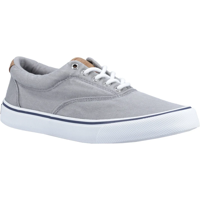 Sperry Herren Striper II CVO Canvas-Trainer – Grau