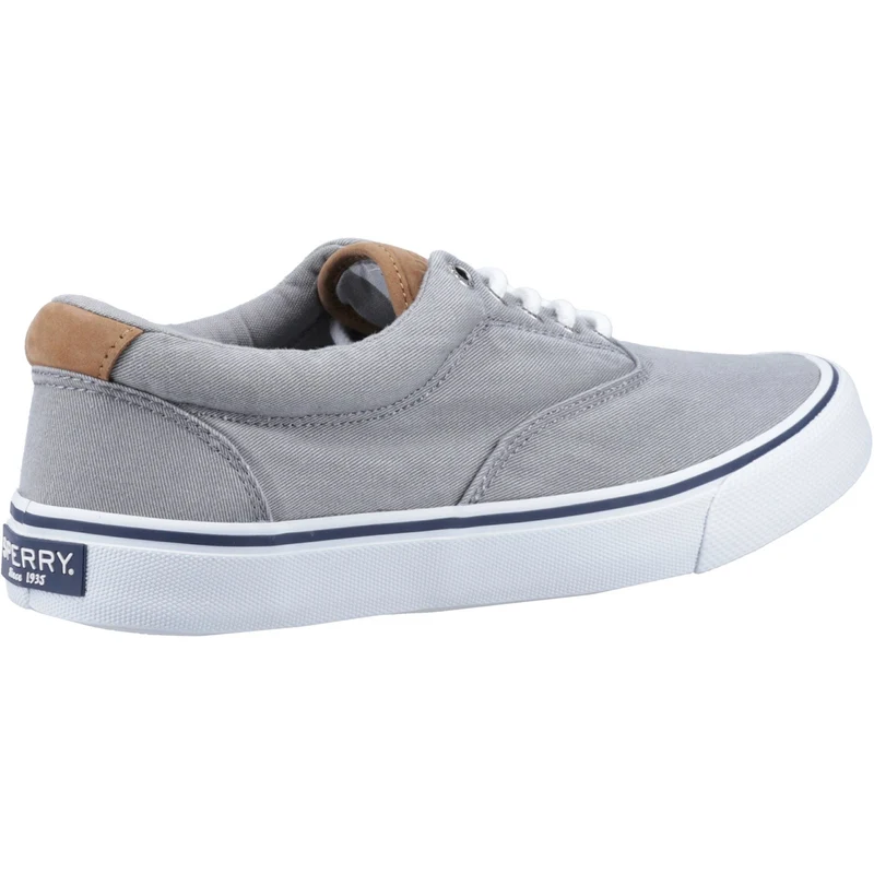 Sperry Herren Striper II CVO Canvas-Trainer – Grau