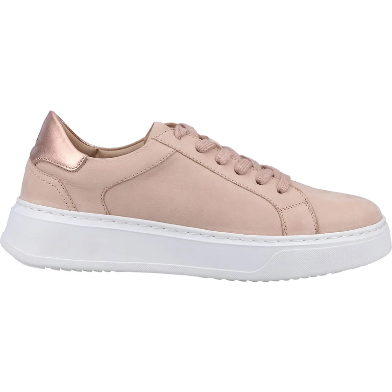 Hush Puppies Damen-Sneaker Camille aus Leder – Rosa