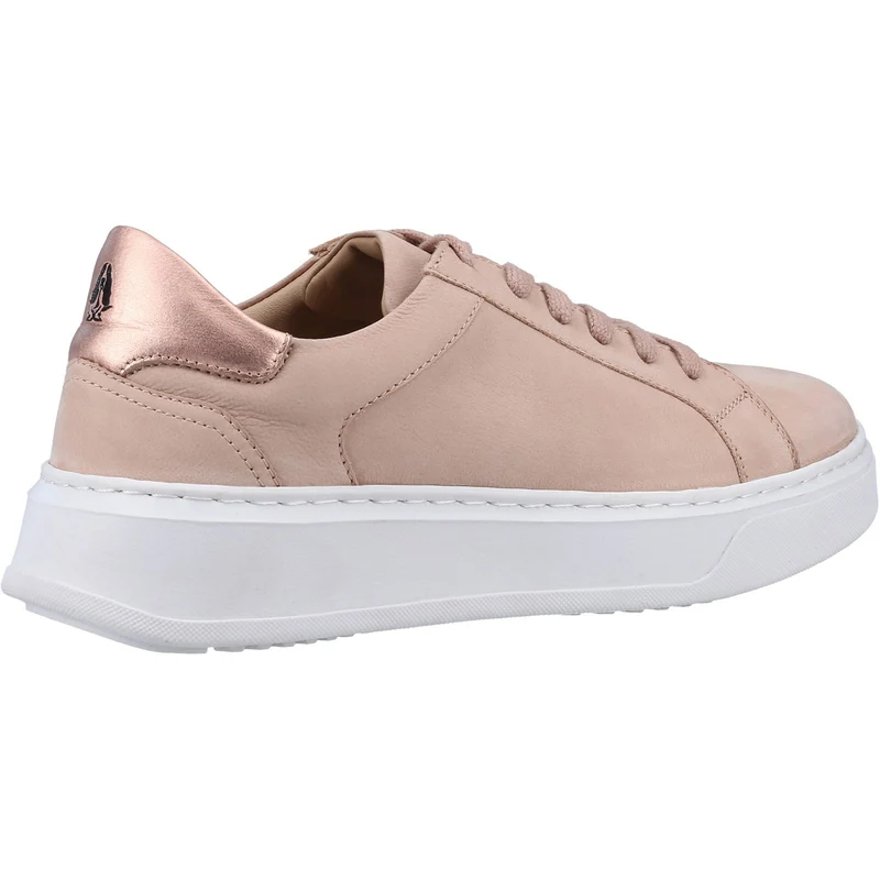 Hush Puppies Damen-Sneaker Camille aus Leder – Rosa