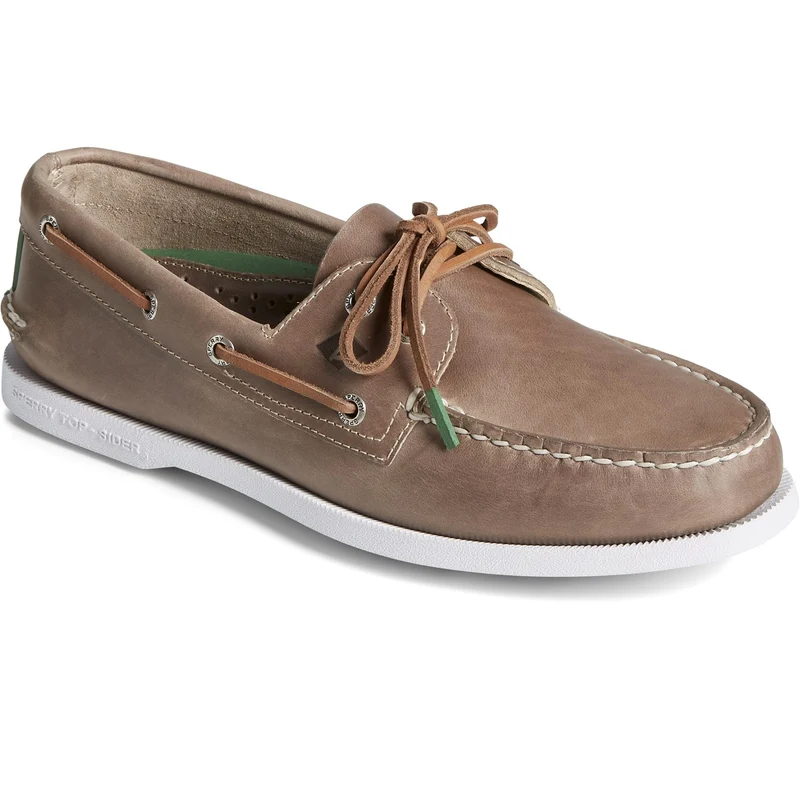 Sperry Authentische Original 2-Eye-Pullup-Bootsschuhe für Herren – Taupe