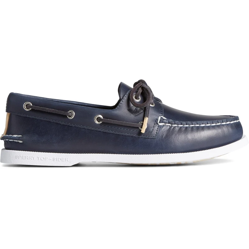 Sperry Authentische Original 2-Eye-Pullup-Bootsschuhe für Herren – Marineblau