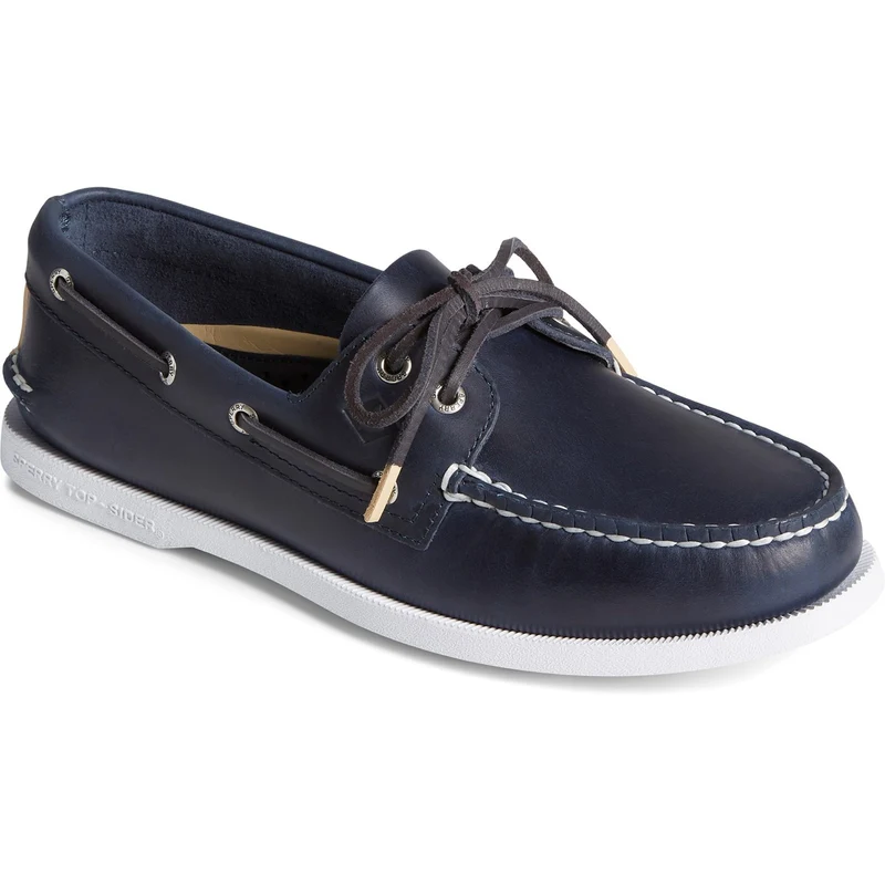 Sperry Authentische Original 2-Eye-Pullup-Bootsschuhe für Herren – Marineblau