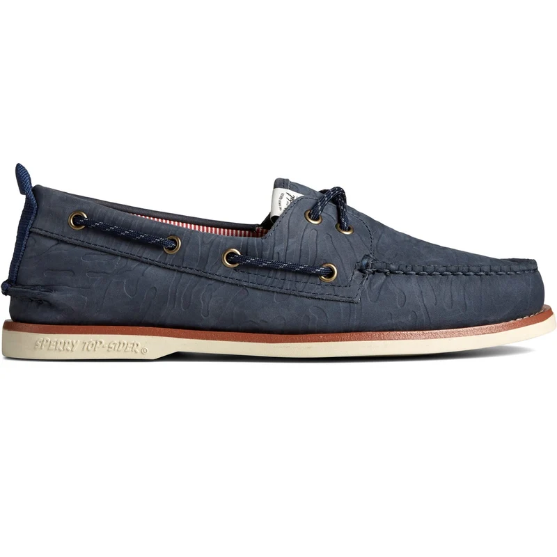 Sperry Authentische Original 2-Loch-Bootsschuhe für Herren – Marineblau