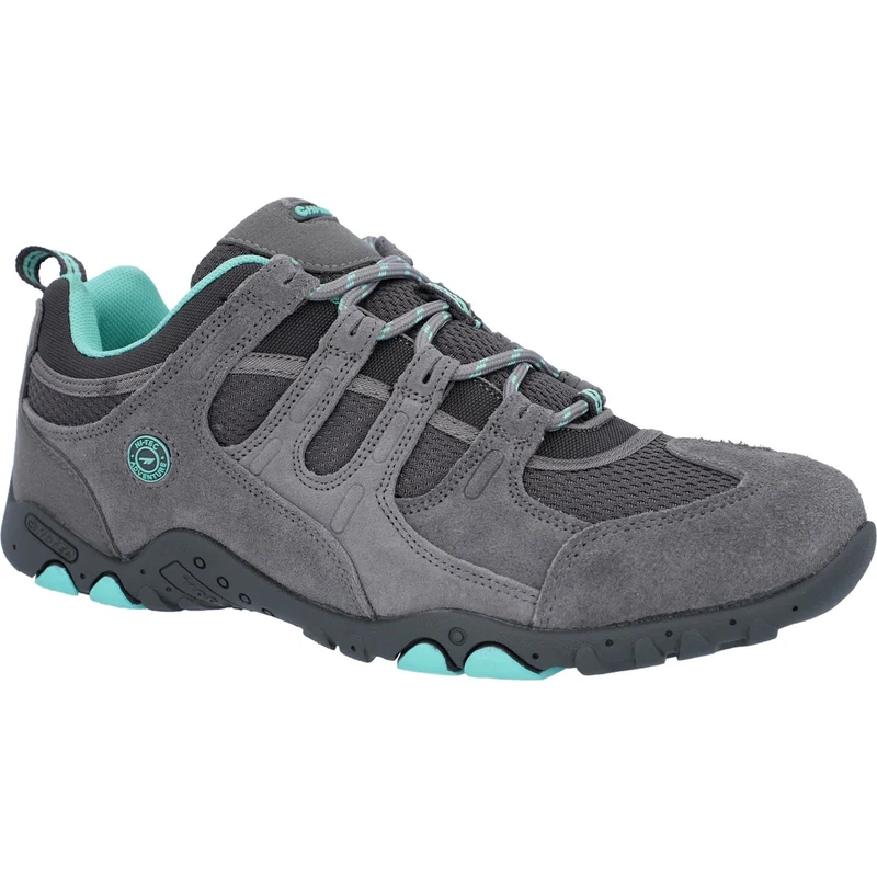 Hi-Tec Damen Quadra II Wildleder-Wanderschuhe – Grau