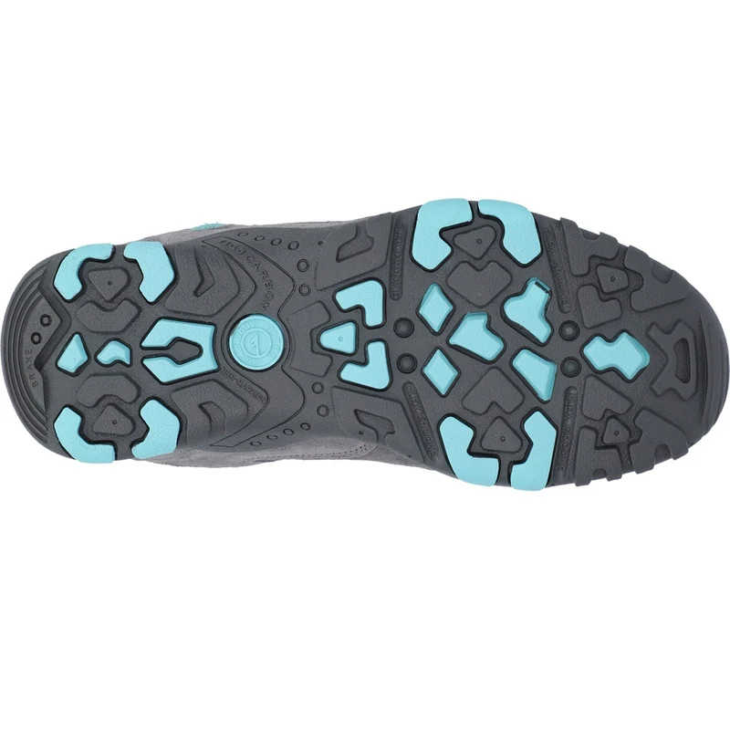 Hi-Tec Damen Quadra II Wildleder-Wanderschuhe – Grau