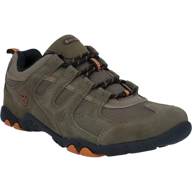 Hi-Tec Herren Quadra II Wildleder-Wanderschuhe – Taupe