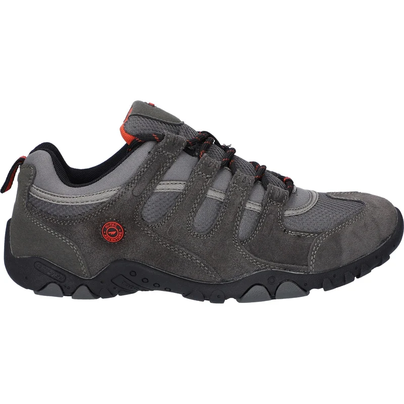 Hi-Tec Herren Quadra II Wildleder-Wanderschuhe – Grau