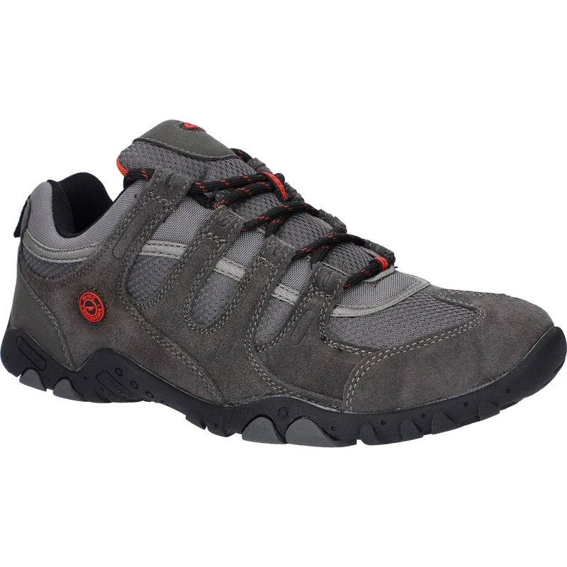 Hi-Tec Herren Quadra II Wildleder-Wanderschuhe – Grau