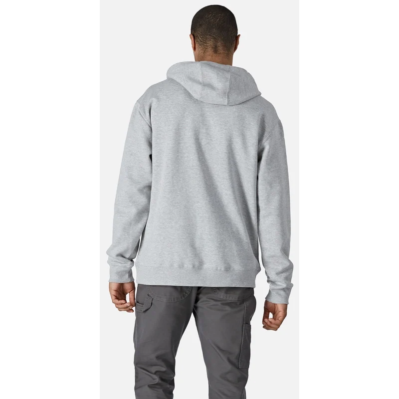 Dickies Herren-Fleece-Hoodie mit Logo-Grafik – Grau