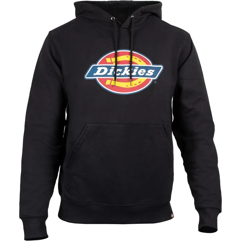 Dickies Herren-Fleece-Hoodie mit Logo-Grafik – Schwarz